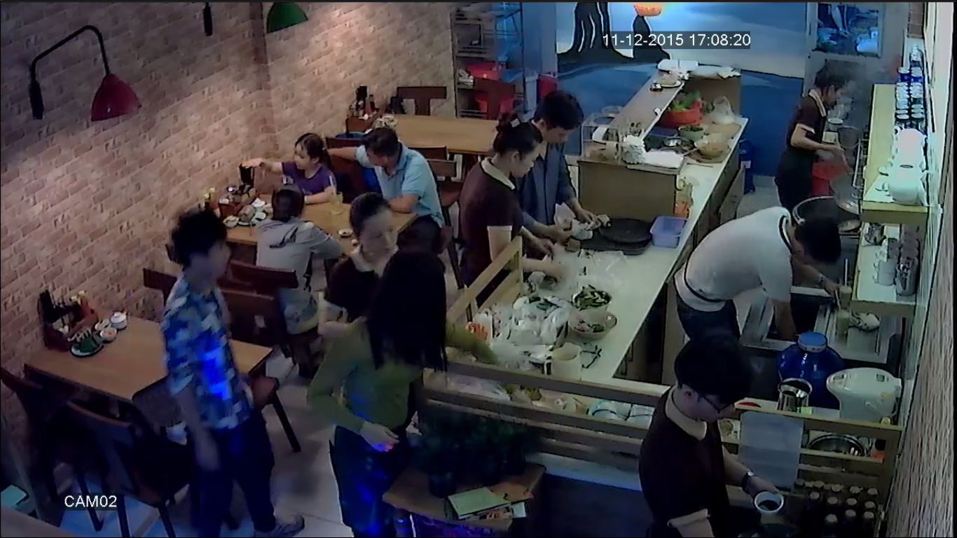lắp đặt camera quan sát tại quận 7 cho quán ăn