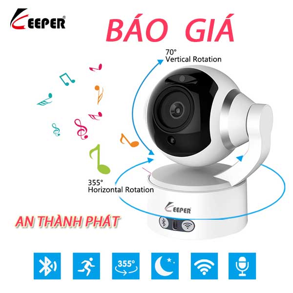 báo giá lắp đặt camera quan sát keeper giá rẻ