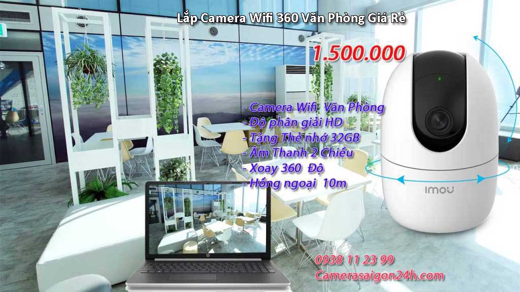 lắp đặ camera wifi không dây cho văn phòng công ty