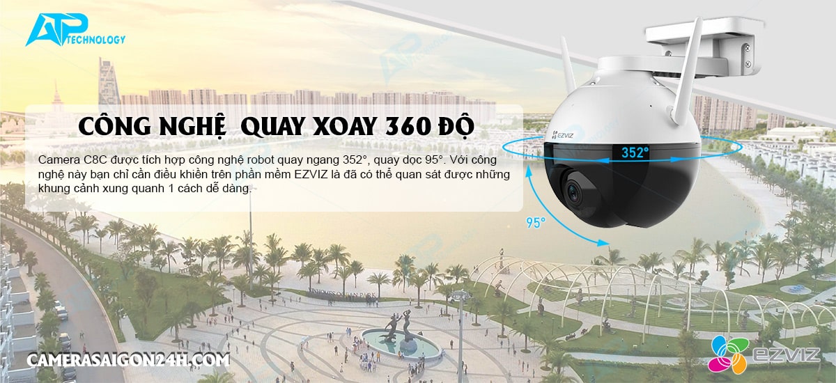 lắp camera wifi c8c quay xoay