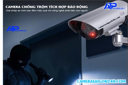 camera chống trộm tích hợp báo động
