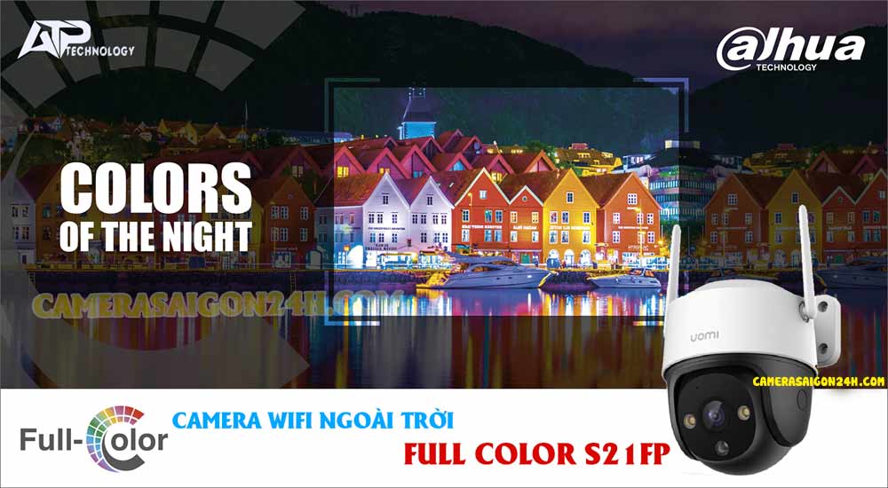 lắp camera wifi ngoài trời imou S21FP full color