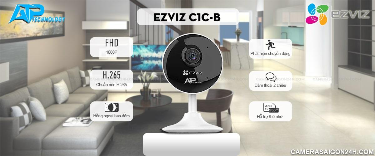 lắp camera wifi ezviz c1c