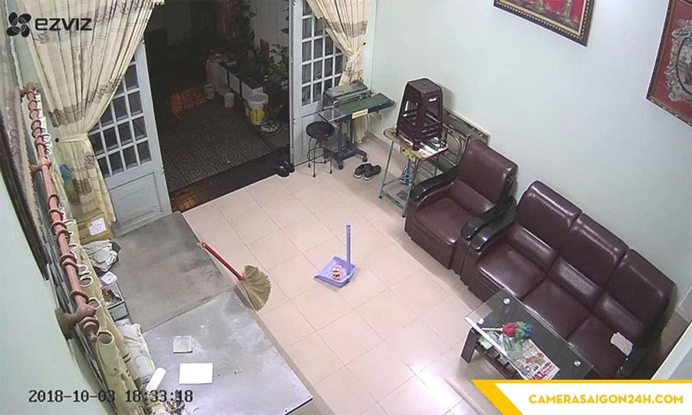 hình ảnh ghi hình thực tế camera ezviz c1c