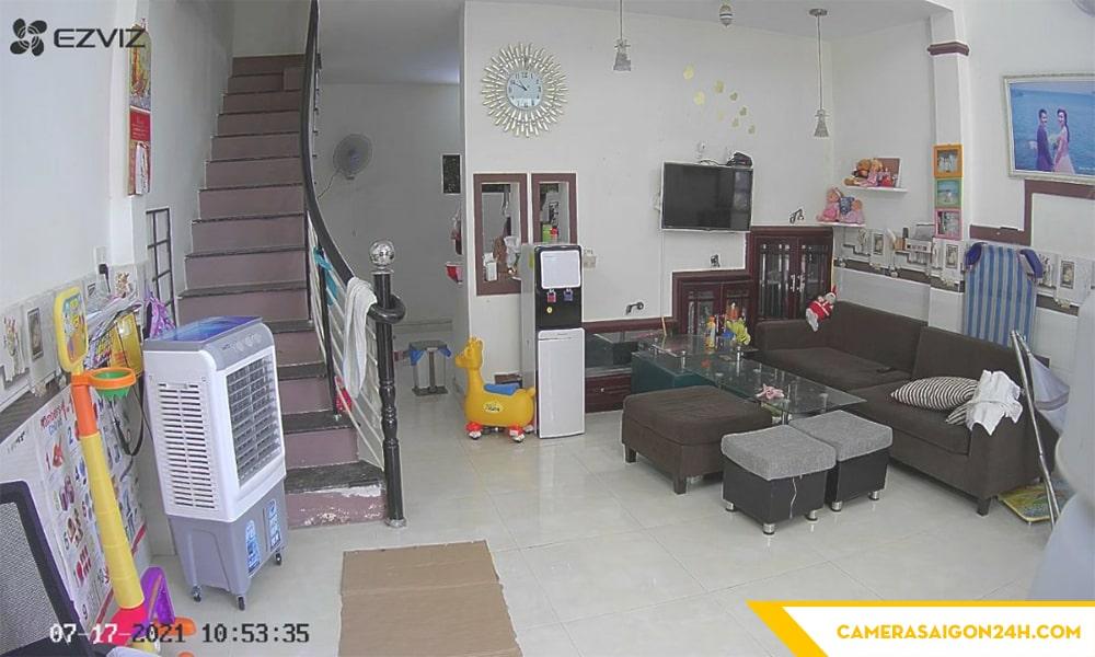 hình ảnh ghi hình thực tế camera ezviz c1c