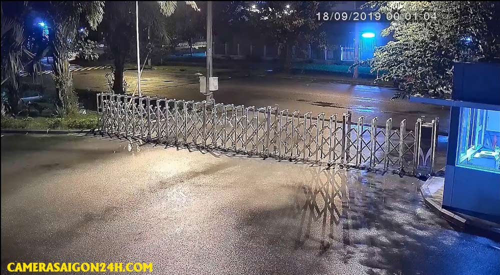 hình ảnh ghi hình thực tế camera full color Kbvision KX-CF2203L