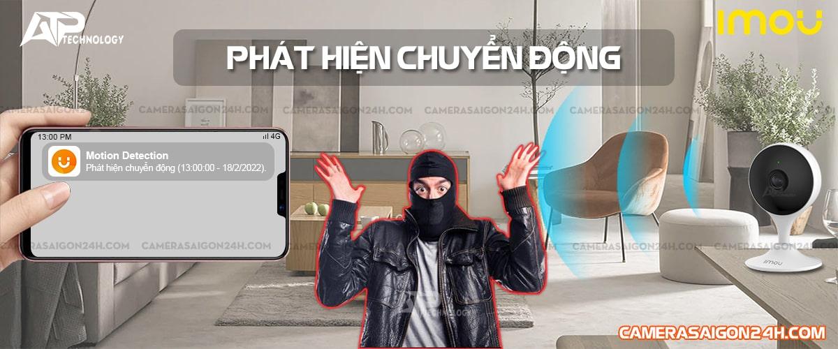 lắp camera wifi Imou C22EP phát hiện chuyển động