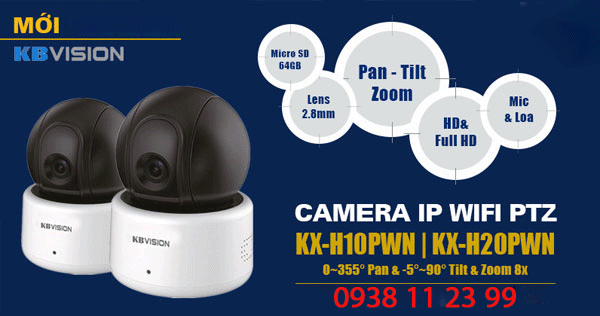 Lắp đặt camera wifi KBVISION không dây kết nối nhanh ổn định