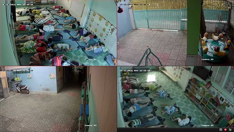 những khu vực cần quan sát camera quan sát cho nhà trẻ