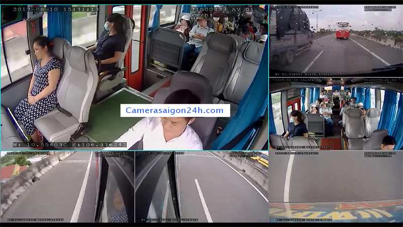 Hình lắp tren xe khách 32 chỗ