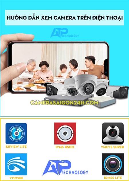 hướng dẫn xem camera trên điện thoại