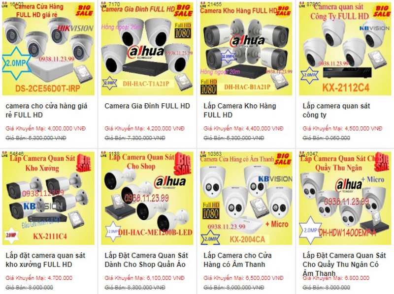 lắp camera an ninh trọn bộ giá rẻ