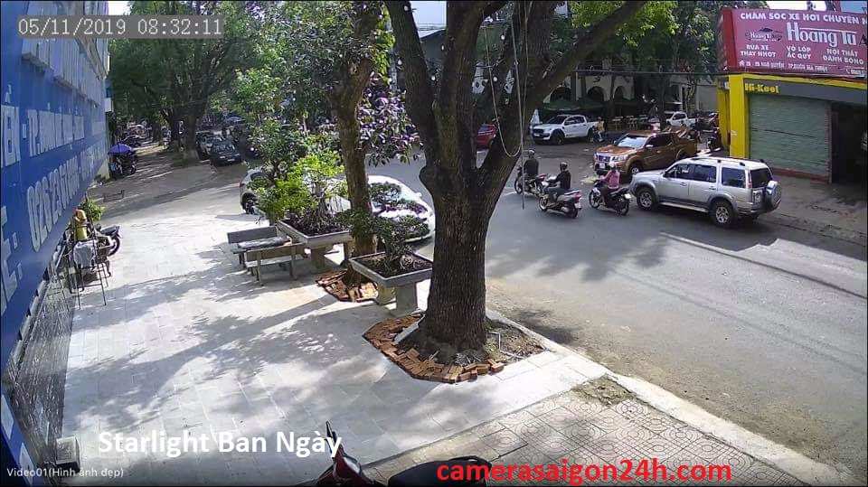 lắp đặt camera quan sát starlight cho siêu thị