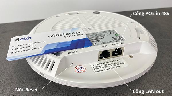 Bộ phát Wifi Grandstream GWN7660 2 cổng Lan 1 in , 1out